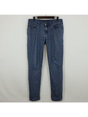 Prana Kayla Women's Size 6 Blue Mid Rise Stretch Skinny Jeans